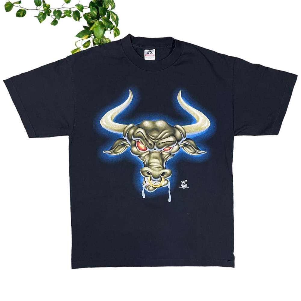 1998 WWF The Rock Layin the Smack Down Tee